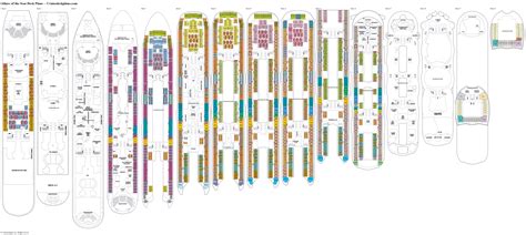 Allure of the Seas deck plans .